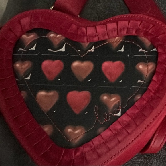 Betsey Johnson Handbags - Betsy Johnson brand New  Red Heart-Shaped Women's Bag